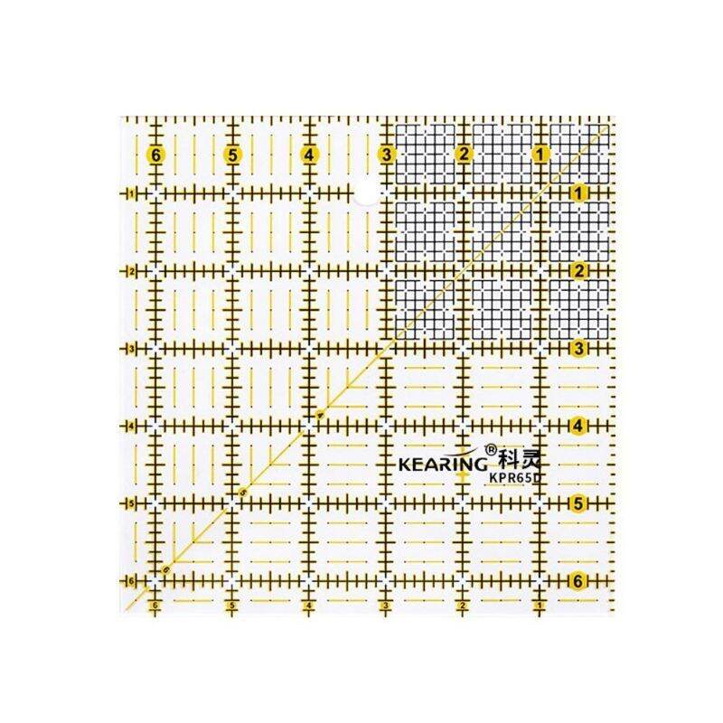 DIY Acrylic Patchwork Ruler Double Color Feet Tailor Yardstick Roller Cutter Cutting Quilting Sewing Measuring