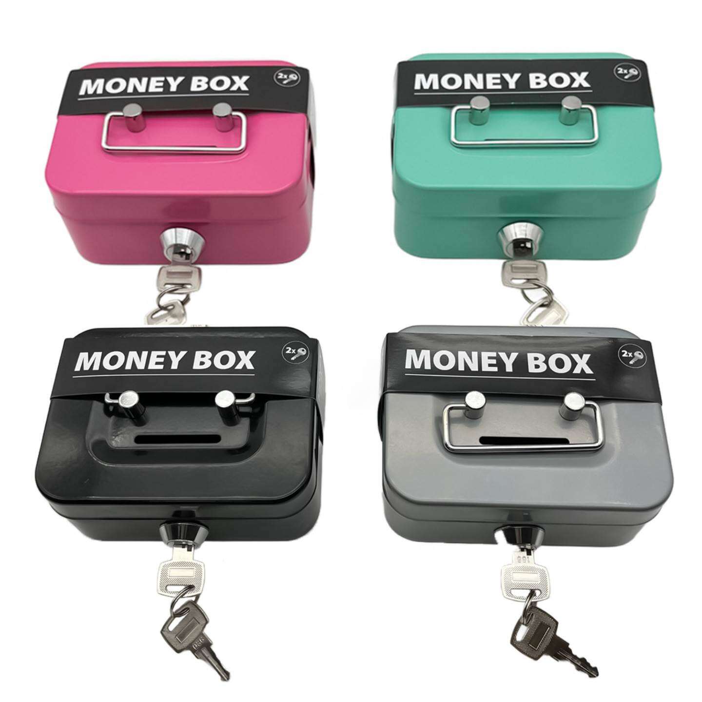 Bin Buddy Stainless Steel Security Storage Box – 9 X 6 X 2.75 Inch Lockable Valuables Case