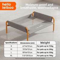 HELLOLEIBOO | Modern Detachable and All-season Elevated Pet Bed for Small Medium and Large Dogs