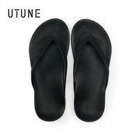 UTUNE Arch Support Flip Flops Womens Beach Slippers Travel Vacation Slippers Indoor and Outdoor Non-slip for Men and Women