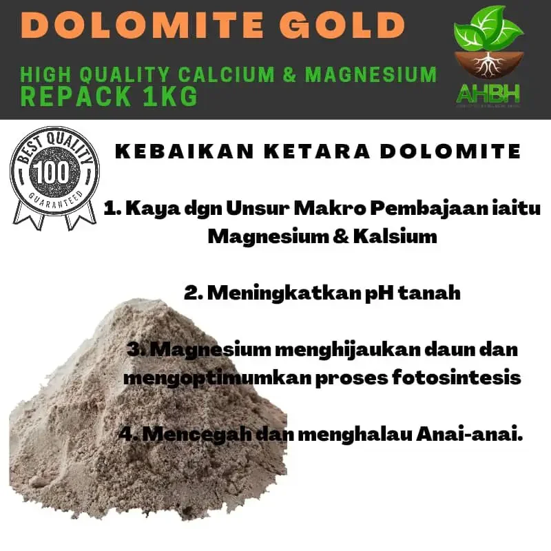 Dolomite high quality repack 1kg