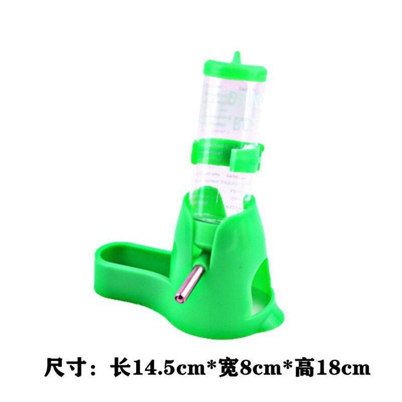 Water Drinking Bottle (Random Colour) for Pets Guinea Pig Hamster Rabbit With Food Container120 ml多功能仓鼠水壶120ml