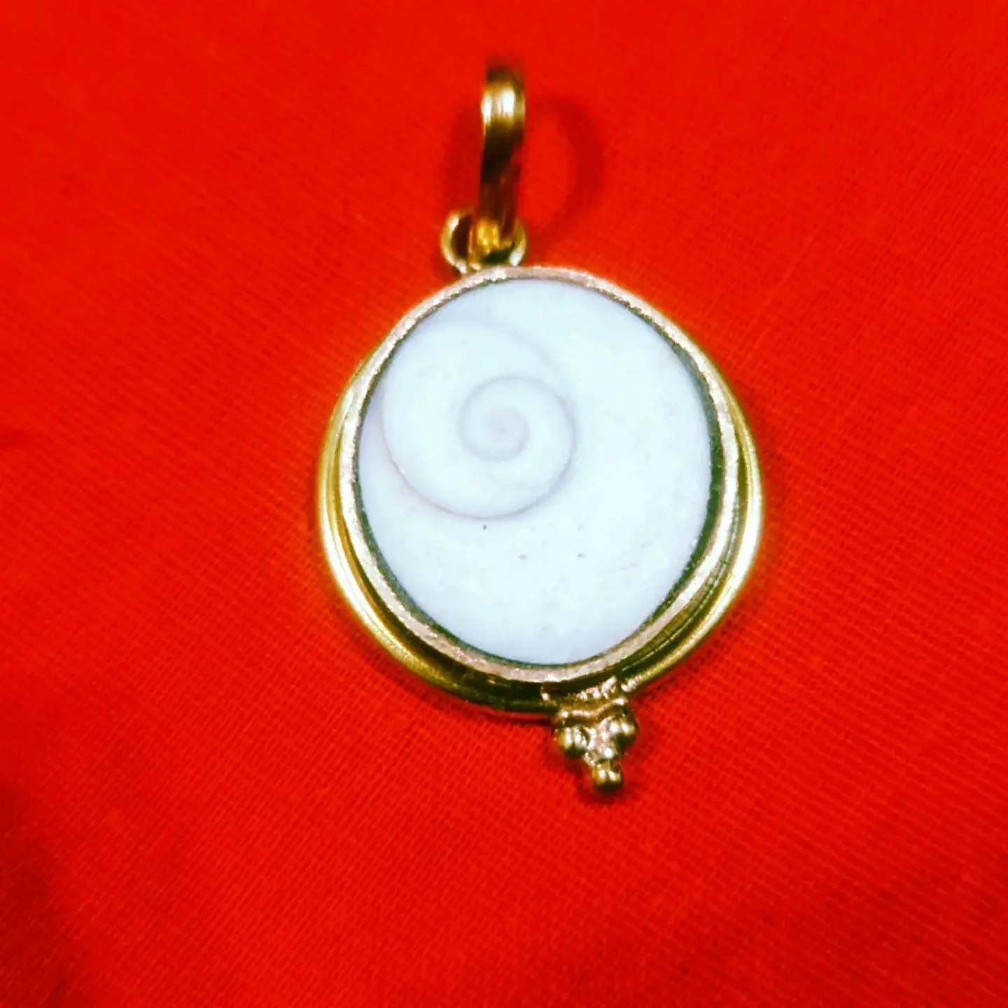 Gomathi Chakra Pendant ( Brass ) - Size : +- 10sen Coin - 1 Pendant Price