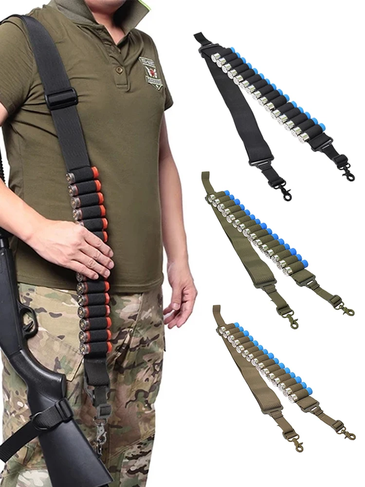 14-Round Tactical Rifle Cartridge Shell Holder – Molle Foldable Ammo Carrier Pouch 5 thumbnail image