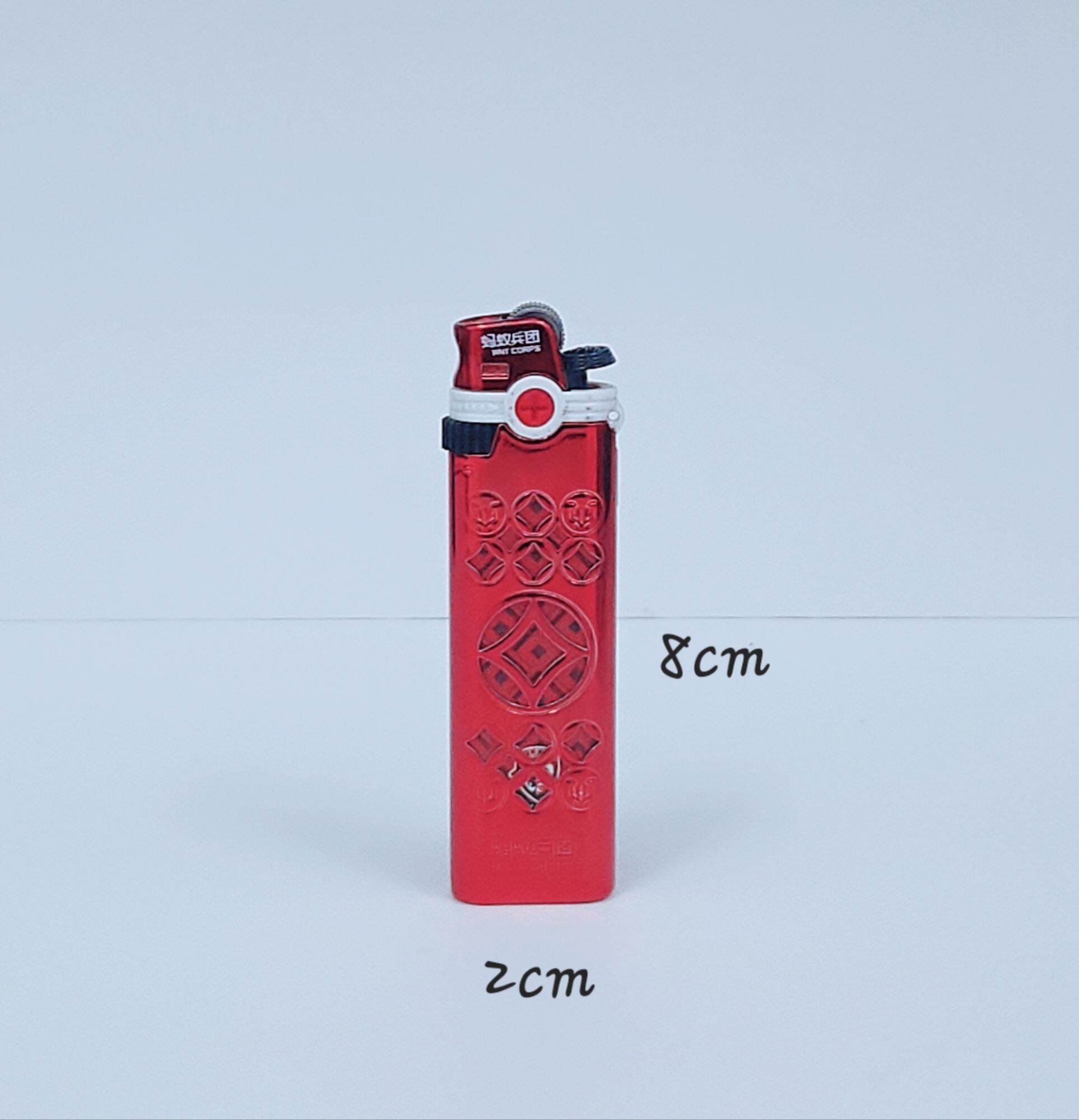 AC6T Red Ant Soft Flame Metal Lighter (Random). 