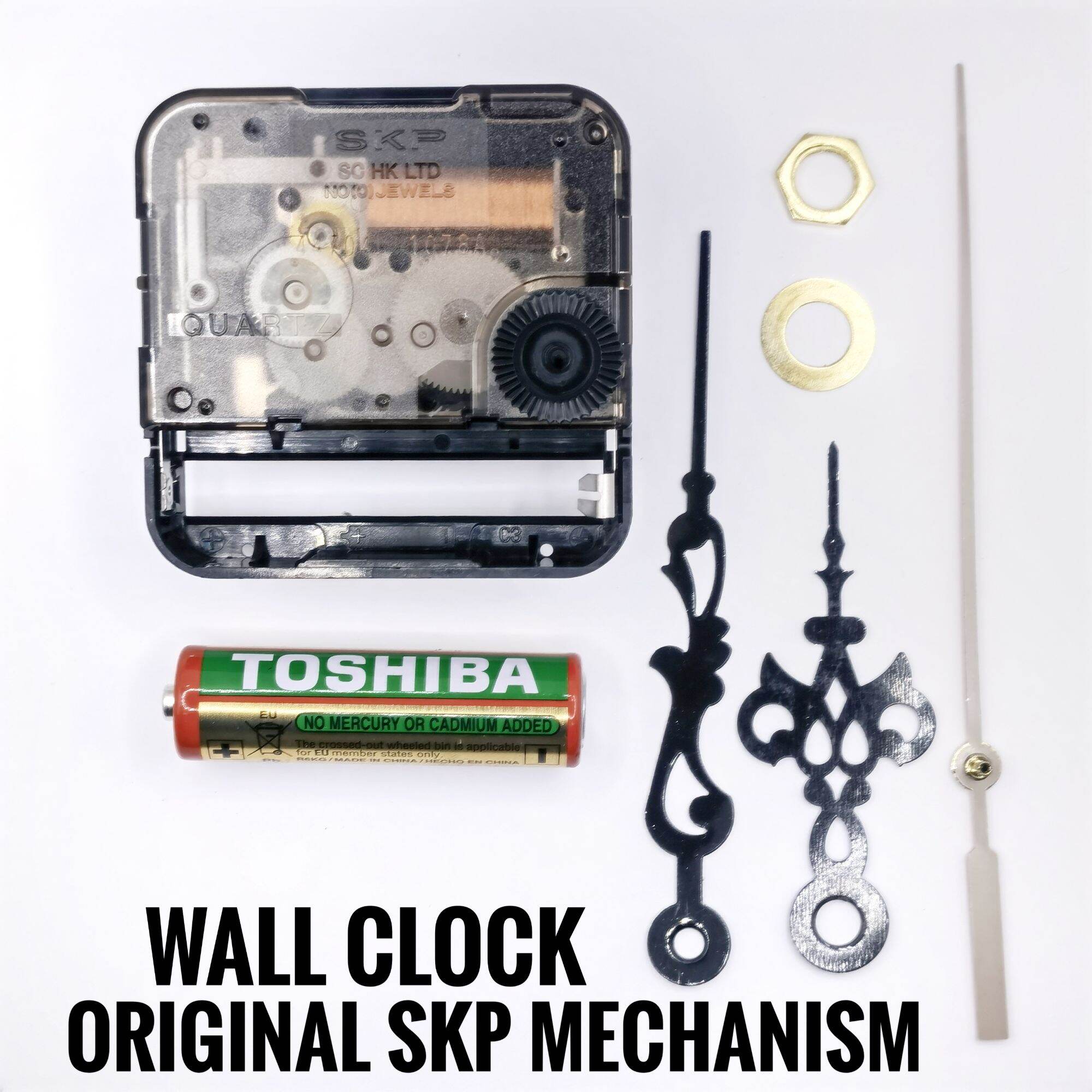 Original Skp For Seiko Orient Quartz Wall Clock Spindle Mechanism Repair Kit Model L Step