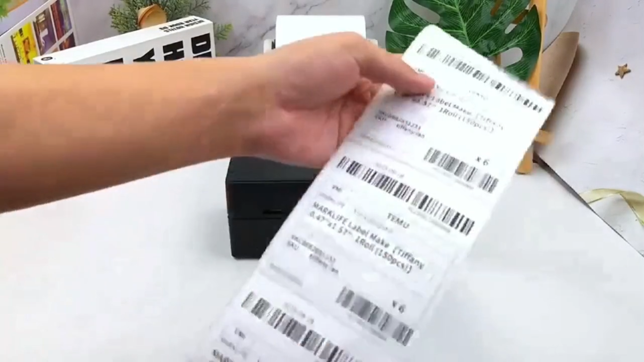 A6 Thermal Waybill Printer Shipping Label AWB Airway Bill Sticker ...