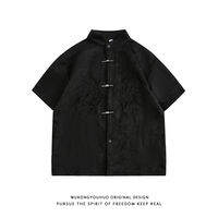 WUKONGYOUHUO | Embroidered Chinese Style Casual Shirt