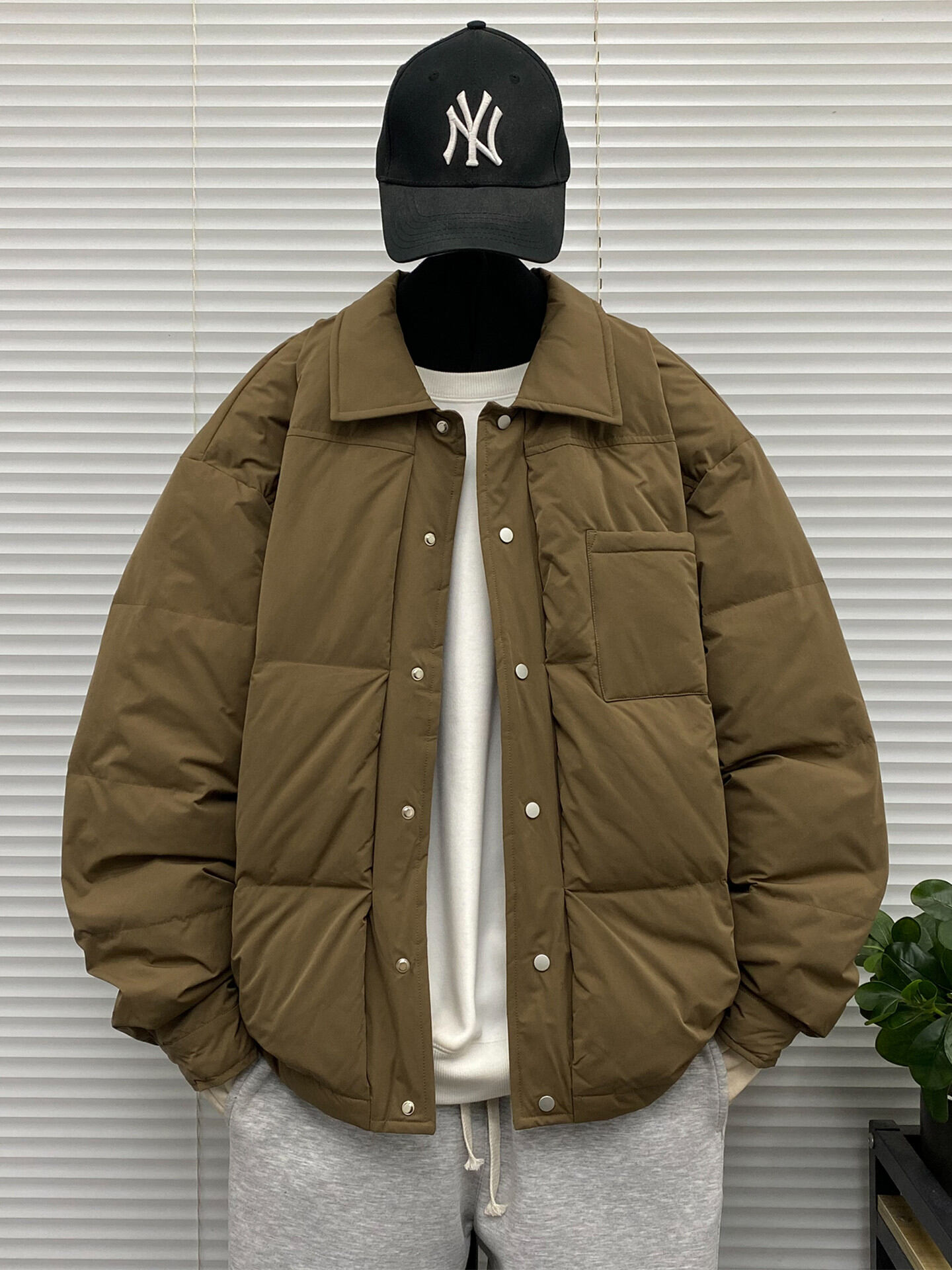 Shirt Style Down Jacket for Teenagers Winter Warmth Harga  330 Ringgit*Penghantaran Percuma