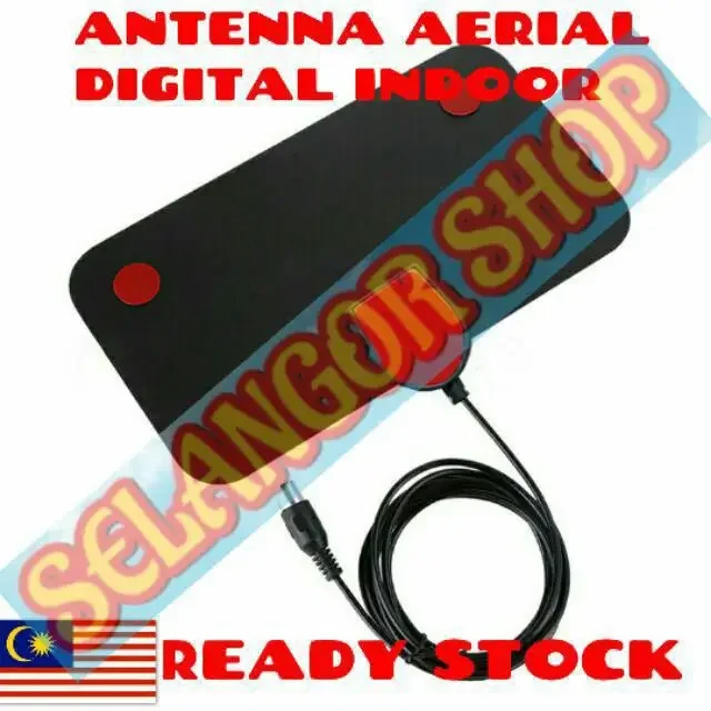 AERIAL DIGITAL ANTENNA ANTENA UHF INDOOR 50 MILES @ 80KM FOR MYTV MYFREEVIEW