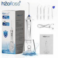 H2ofloss 2-in-1 Flosser Water  140PSI Oral Irrigator & Nasal Irrigator 5 Modes 5 Tips USB Rechargeable for Teeth Cleaning