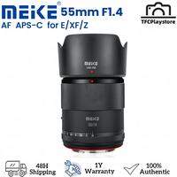Meike 55mm F1.4 APS-C STM Auto Focus Golden Portrait Lens For Sony E Nikon Z Fuji XF