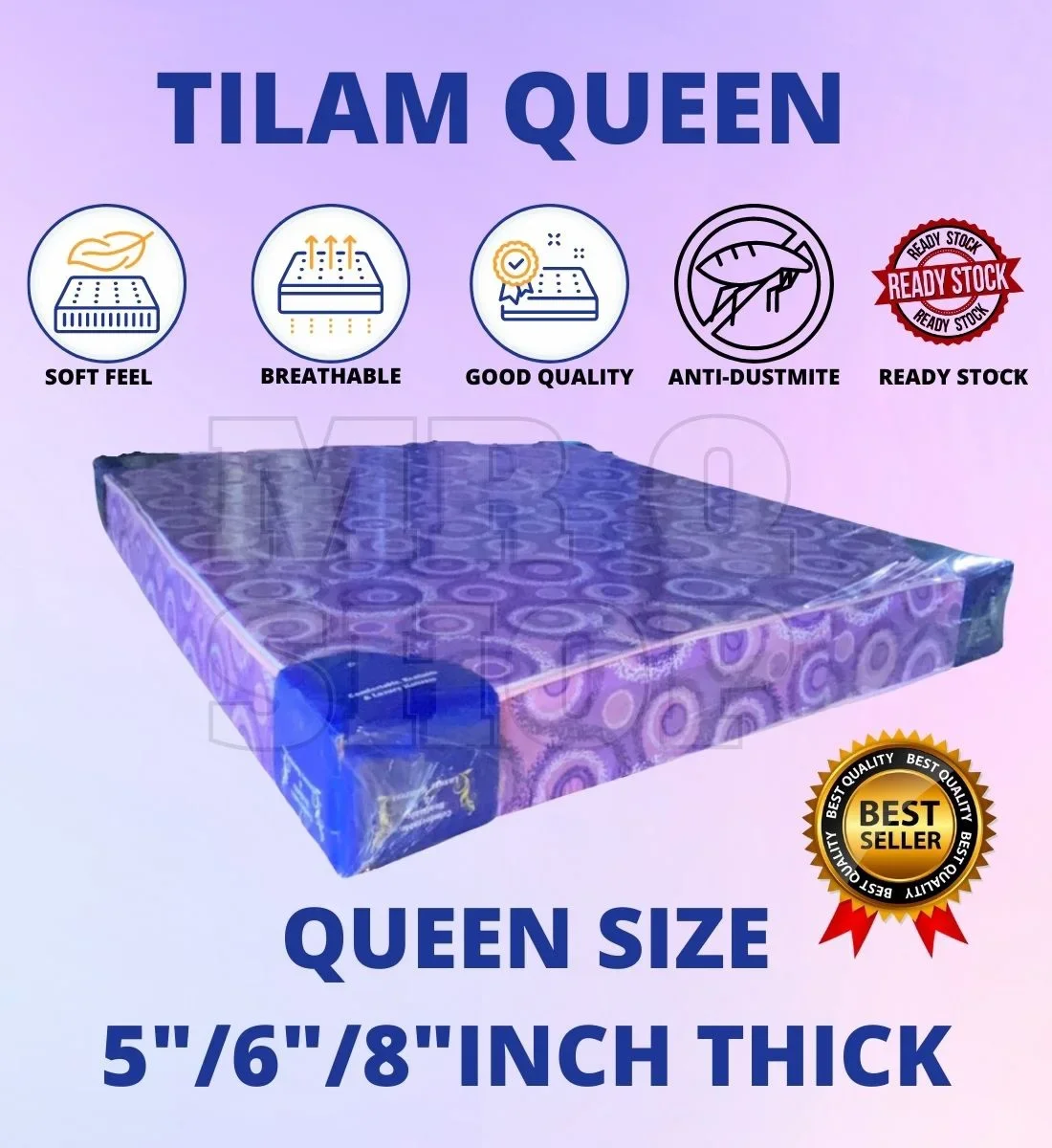 Queen Size Mattress 5"/6"/8" direct from Factory / tilam borong terus dari kilang / Tilam Kelamin / Tilam Murah
