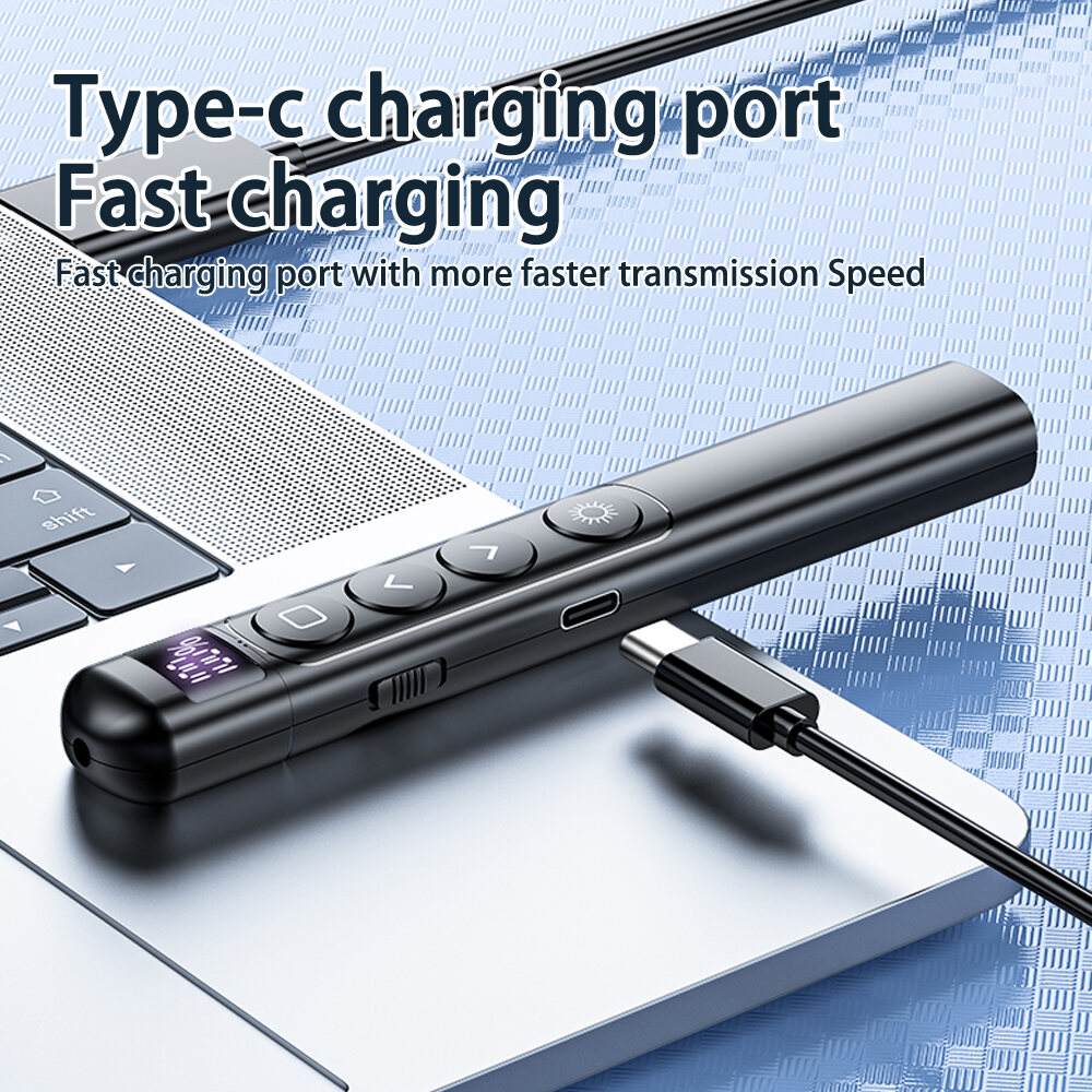 Powerpoint Pen Bút điều khiển từ xa Cải thiện hiệu quả sản xuất Sạc điện tử Giảng dạy Demo Trình bày Laser Pointer