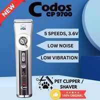 CODOS CP-9700 (ORIGINAL 100%) PET CLIPPER PROFESSIONAL CORDLESS LCD ELECTRIC PET HAIR TRIMMER