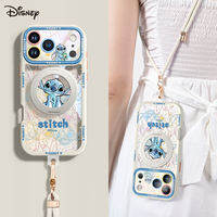 pinsai | Transparent Cute & Protective iPhone 17 Pro Max Case with Magnetic Stand and Rope