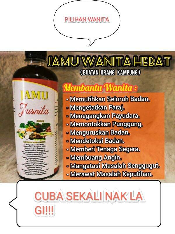 ️Ready Stok ️Jamu Jusnita Khas Untuk Masalah Period Tak Teratur Dan ...