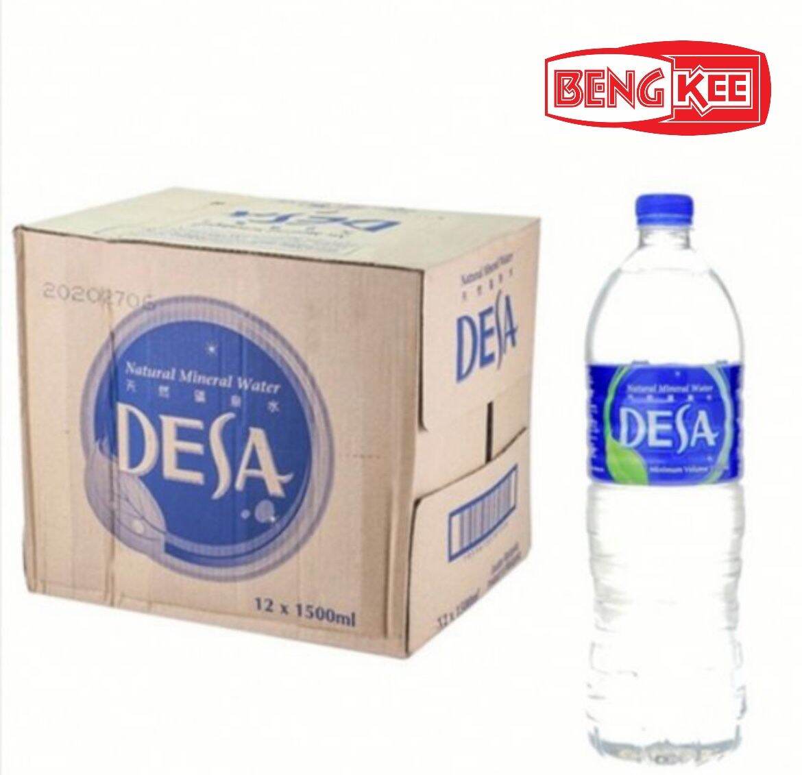 Beng kee🔥Desa Mineral water 1500ml*12pcs🔥