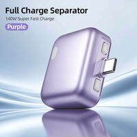 BlueWow Smart Auto-Disconnect Charging Separator 140W Fast Charge with Full Charge Auto-Stop Overcharge Protection Adapter for Phones & Laptops sjx-126