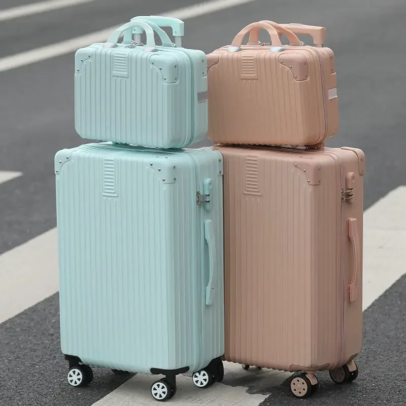 Luggage Female Online Influencer Ins Trolley Case Men's 24-Inch New Password Suitcase Large Capacity 26-Inch Student Travel Suitcase