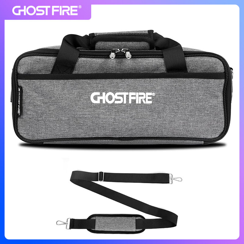 GHOSTFIRE Guitar Pedal Board Bag Effect Pedalboard Bag Accessory Storage Bag Carry Case 14.9x6.3x3.9in… ราคา 694 บาท*ส่งฟรี