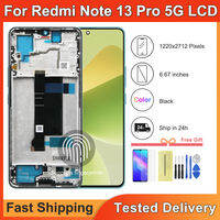 6.67″ OLED For Xiaomi Redmi Note 13 Pro LCD 2312DRA50C Display Screen Touch Panel Digitizer Assembly For Redmi Note13Pro 5G LCD