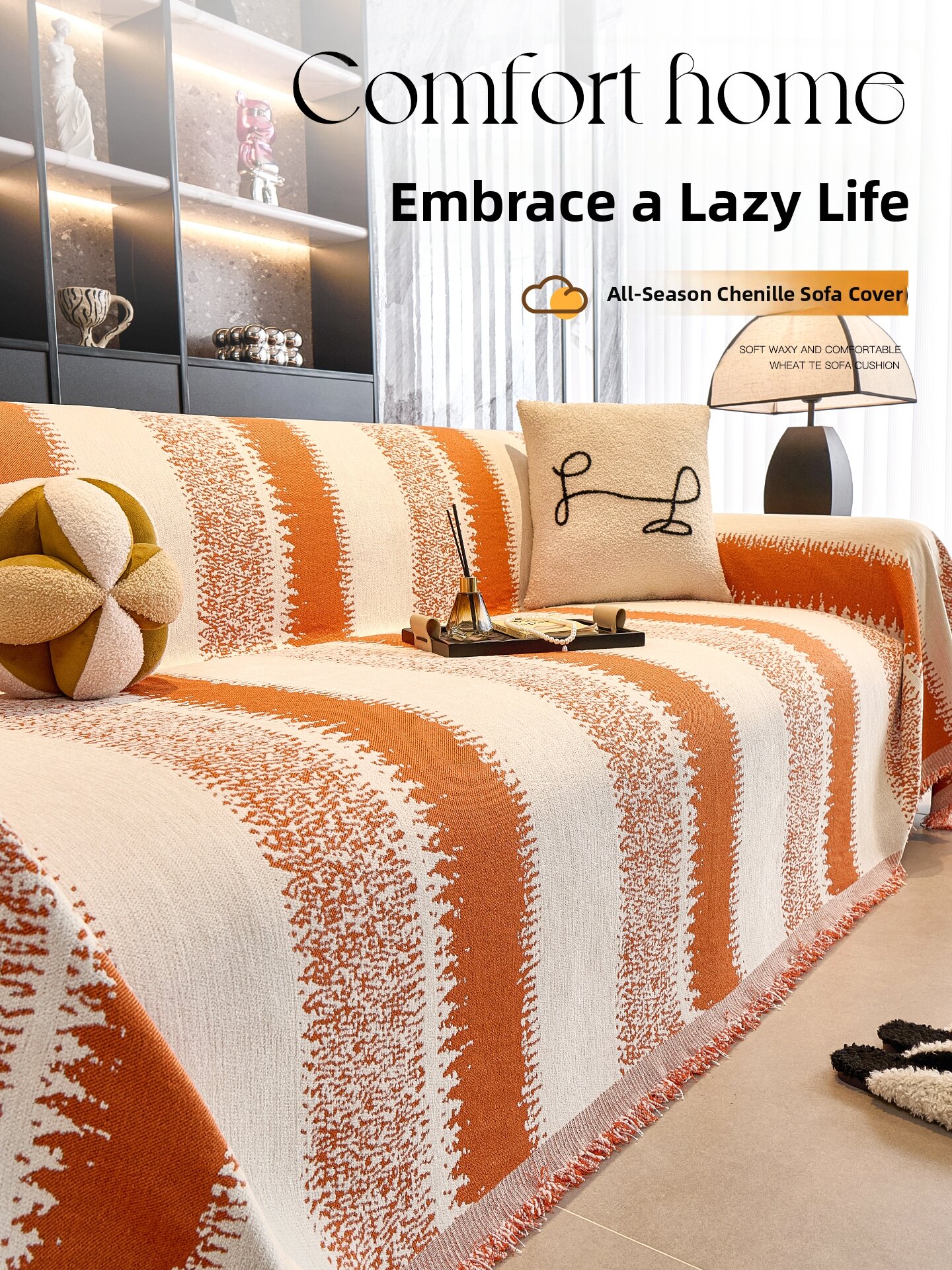 Four Seasons Sofa Cover Full Protection Harga  124 Ringgit*Penghantaran Percuma