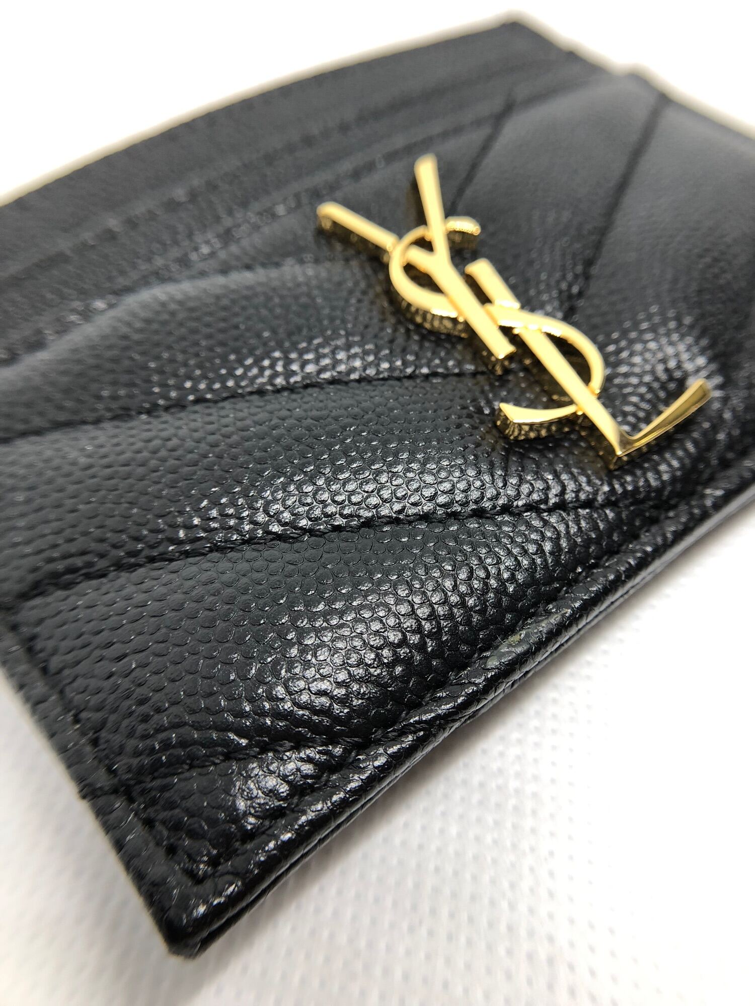 BN Ysl Saint Laurent Ivory monogram Cardholder authentic, Luxury, Bags &  Wallets on Carousell