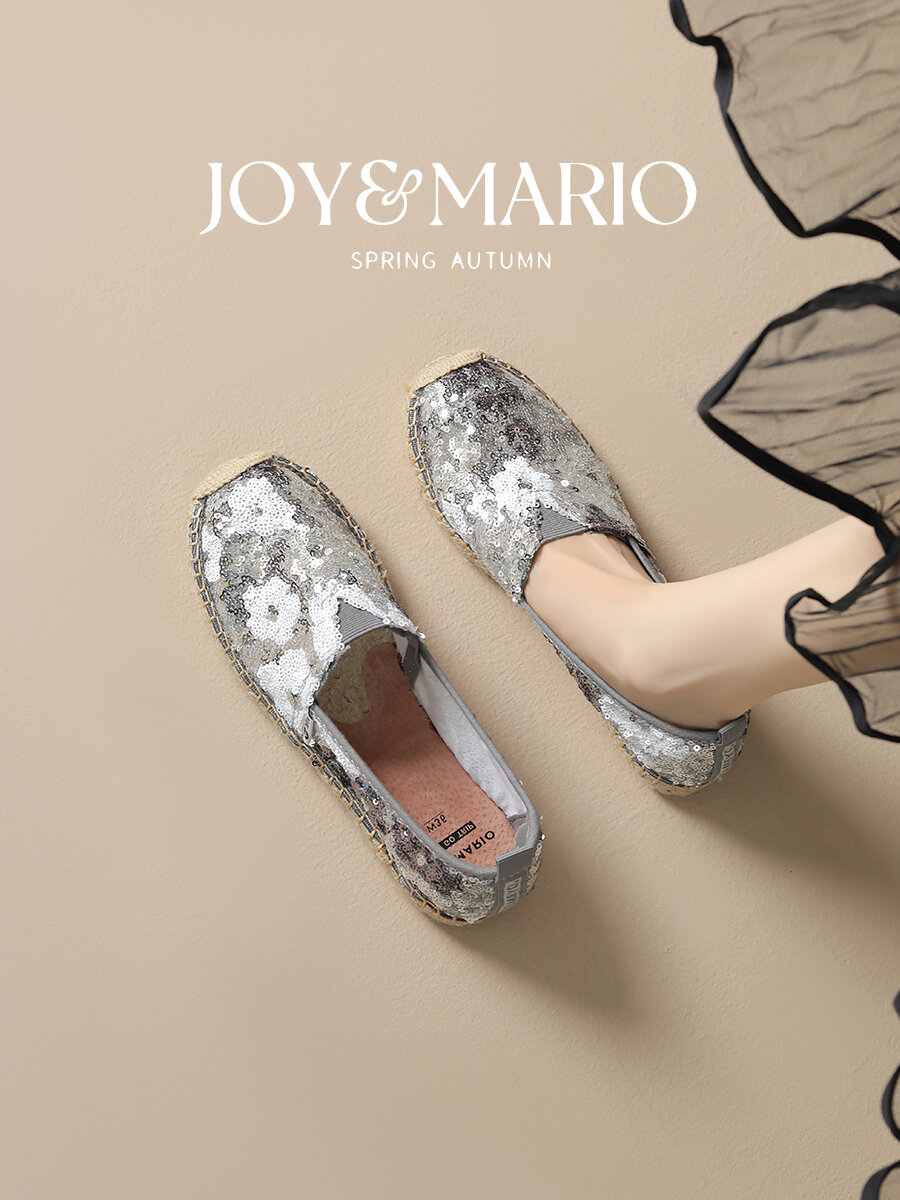 J&M | Fall New Style Sparkle Flat Fisherman Shoes Harga  330 Ringgit*Penghantaran Percuma