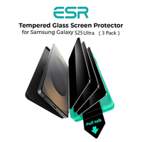 Kính cường lực ESR Armorite Pro cho Samsung Galaxy S26 Ultra/S25 Ultra/S24 Ultra Bảo vệ cấp quân sự Chống vỡ Lớp phủ chống phản chiếu Kính cường lực Armorite siêu bền với khay UltraFit Bảo vệ ống kính camera Armorite® S26 Ultra