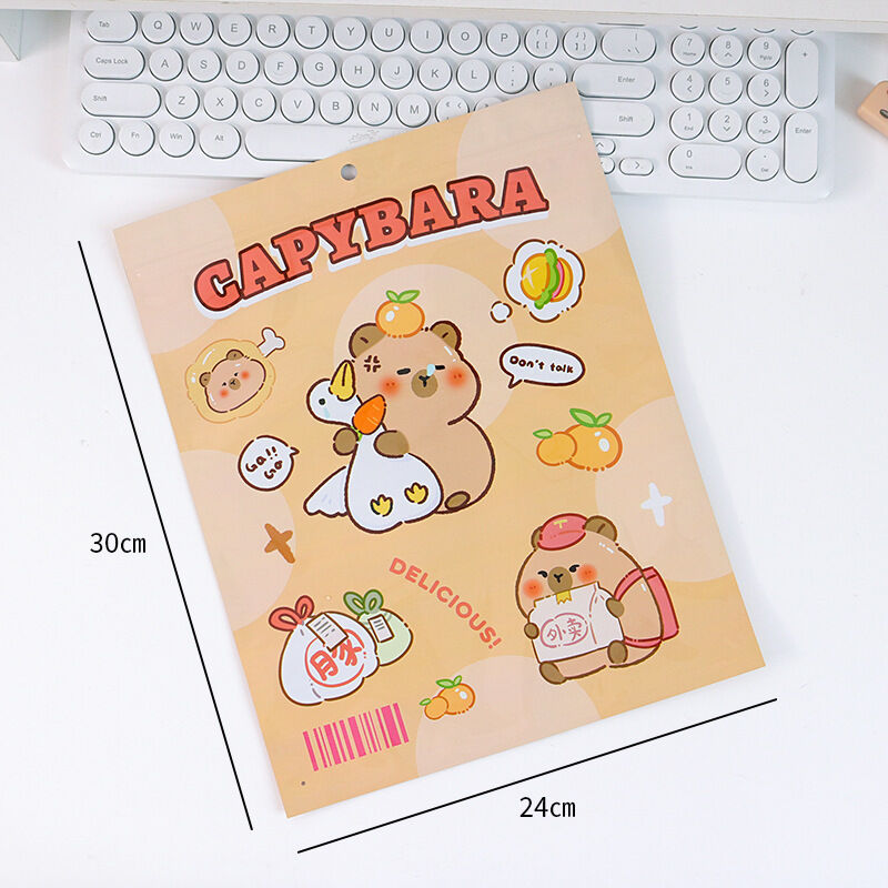 Cute Bear Self-Sealing Gift Bag Cartoon Blind Bag Empty Bag Student Childrens Small Prize Packaging Bag Home Daily Use