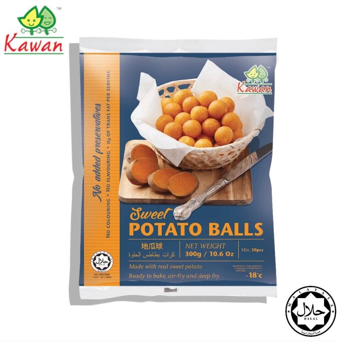 Fresh Frozen Kawan Sweet Potato Balls 30pcs (300gm) CERTAIN KLANG ...