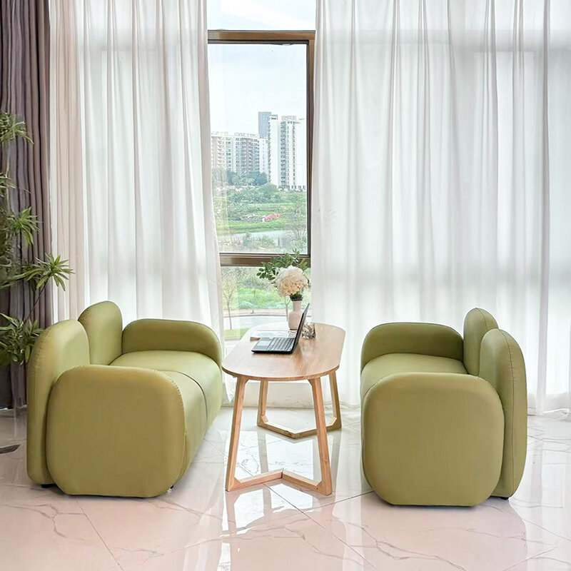 Modern Minimalist Coffee Shop Tea Bar Restaurant Casual Area Reception Dessert Shop Bar Clear Bar Seat Combination Table Chair Harga  1,405 Ringgit*Penghantaran Percuma