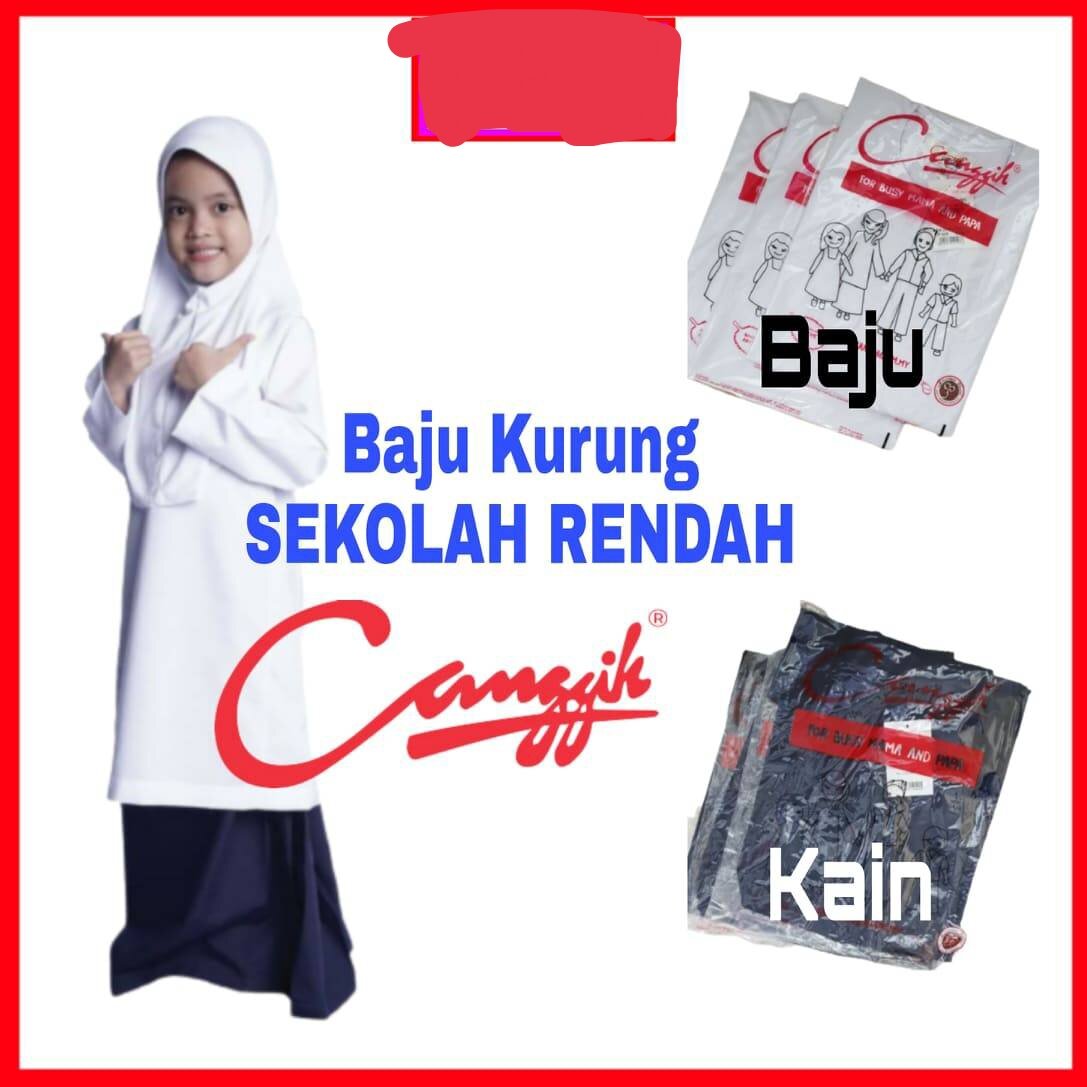 CANGGIH ORIGINAL Uniform * Baju Kurung Putih *(Size 17.5) | Lazada