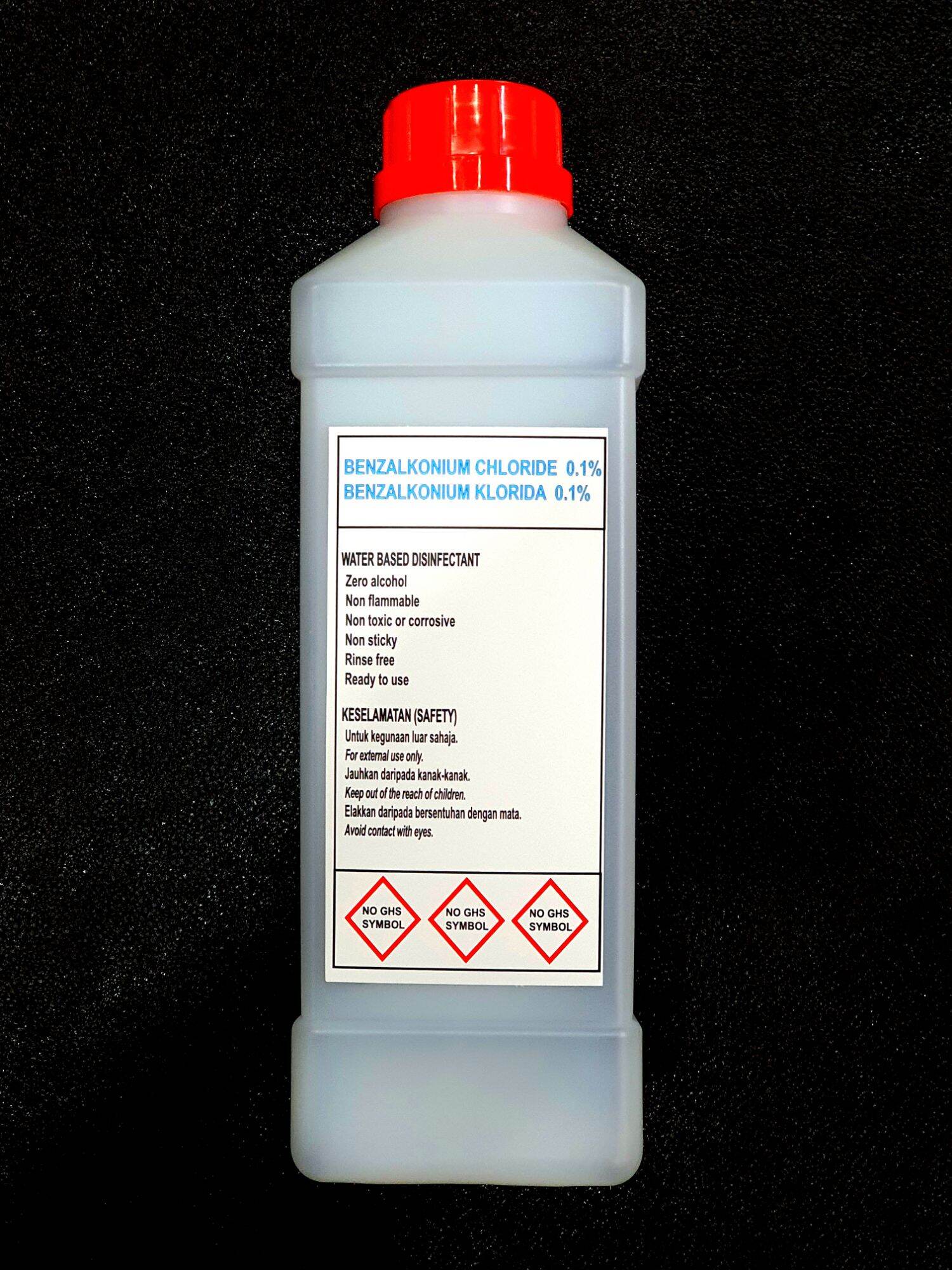 Benzalkonium Chloride 0.1% ( BKC ) / Waterbased Disinfectant (1 Litre ...