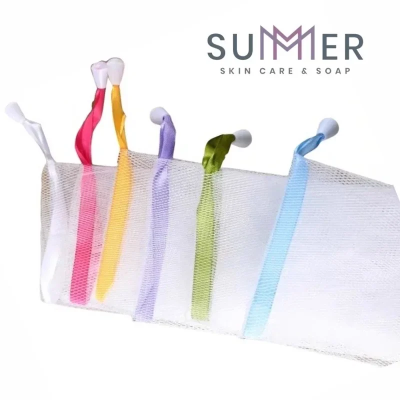 Summer Soap Bubble Foaming Net 1pcs Bath Shower Net Saver Bag Suds Easy Bubble Net 起泡网