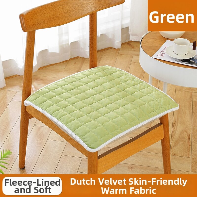 Thickened Breathable Office Chair Cushion Home Use Stool Pad Soft Padded Seat Pad for Long Time Sitting in Winter