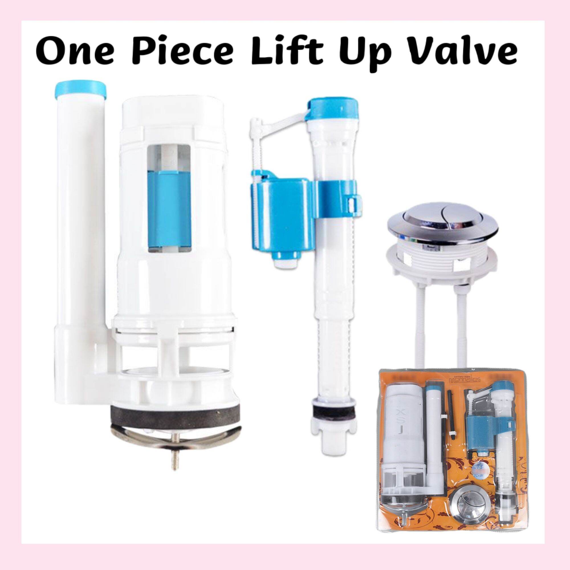 Ready Stock One Piece Lift Up Valve Toilet Cistern Valve Water Tank ...