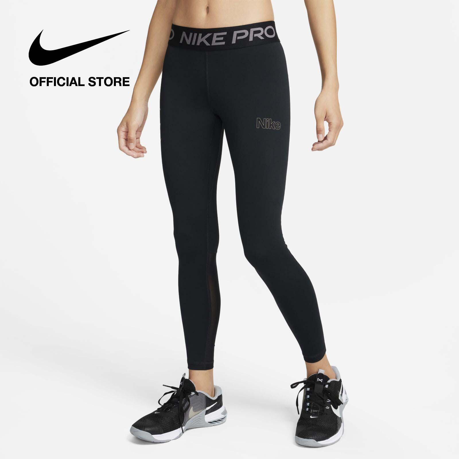 Mesh panel hot sale leggings nike