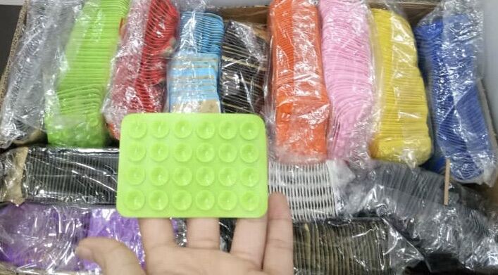 holder suction sucker silicone cup mat Pelekat sotong Motor Grab Holder/Powerbank Phone case Malaysia Ready Stock. 
