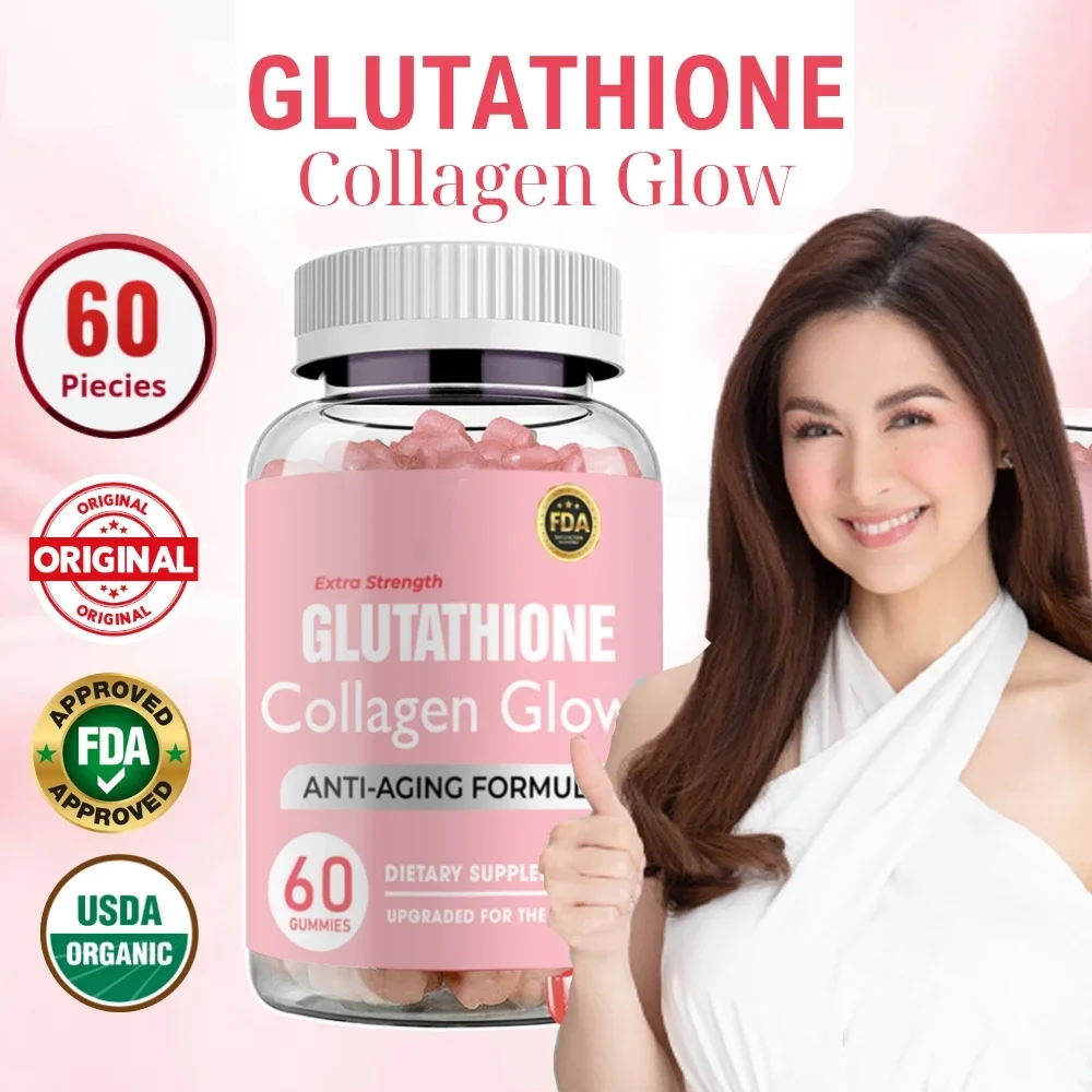 is glutathione collagen glow fda approved AFTER 1MONTH REVIEW NATURE GLOW GLUTATHIONE COLLAGEN GLOW ORGANIC GUMMIES main image 0