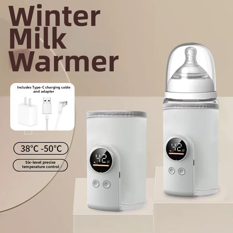 milk warmer travel Wireless Heatable Constant Temperature Baby Bottle Warmer