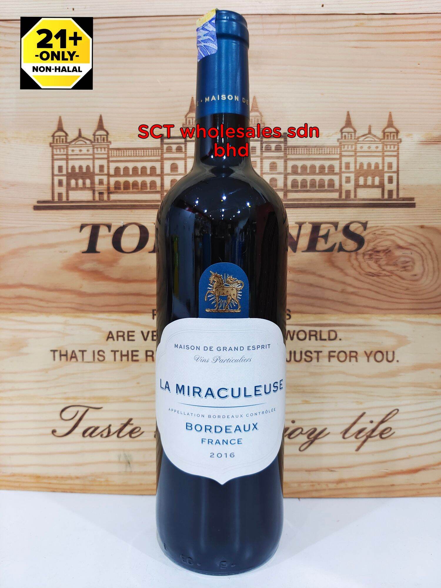 La Miraculeuse Bordeaux France Red Wine 750ml 💯 Original Ready
