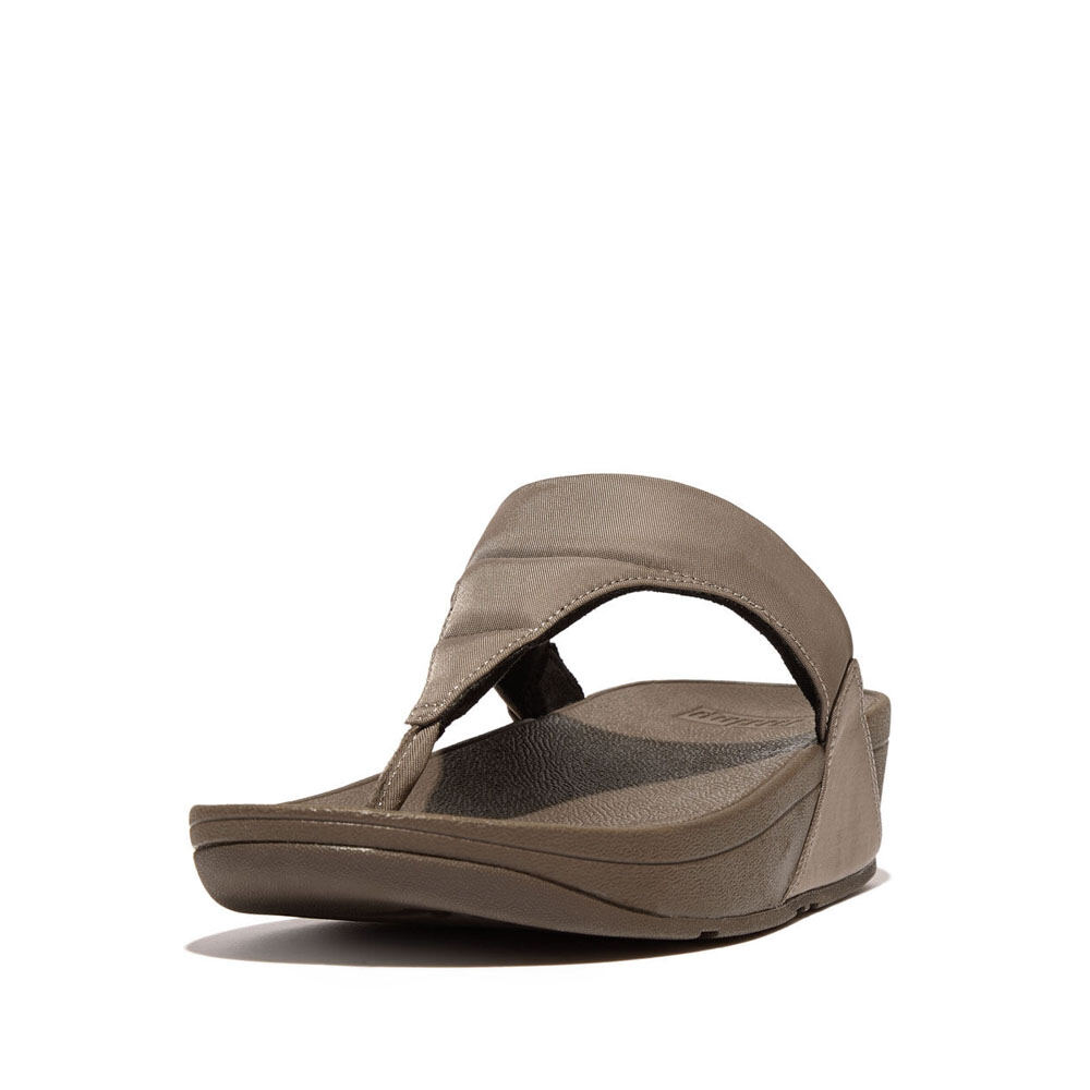 FitFlop LULU Women s Water Resistant Padded Fabric Toe Post