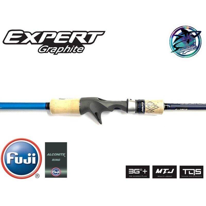 🔥NEW 2021🔥 Expert Graphite Blue Carbon II Baitcasting