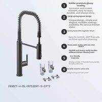 Kohler | Kitchen Faucet Cold Hot Water Spring Rotating