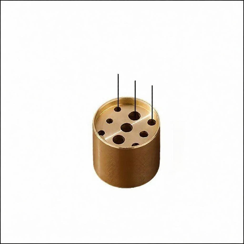 Indoor Brass Incense Burner 9-hole Design Ash-proof Mini