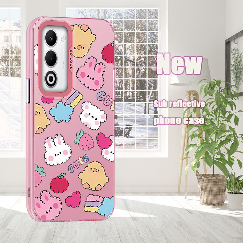 Dễ thương mô hình anime Ốp điện thoại cho OPPO A5 2025 5g IMD vỏ vỏ giảm sốc Silicon