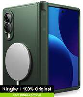เคส Ringke Onyx Flap Mag สำหรับ Samsung Galaxy Z Fold 8 - เคสป้องกันแบบไฮบริด PC TPU กันกระแทก พร้อมบานพับในตัว รองรับ MagSafe พื้นผิวกันลื่นแบบไมโครดอท มีรูสำหรับคล้องสายคล้องสองรู