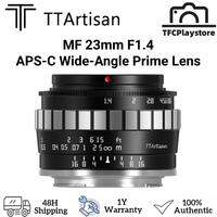 TTArtisan 23mm F1.4 APS-C Wide-Angle Prime Lens Manual Focus Fixed Lens For Sony E /Nikon Z /Fuji X /Canon EOS M /M4/3